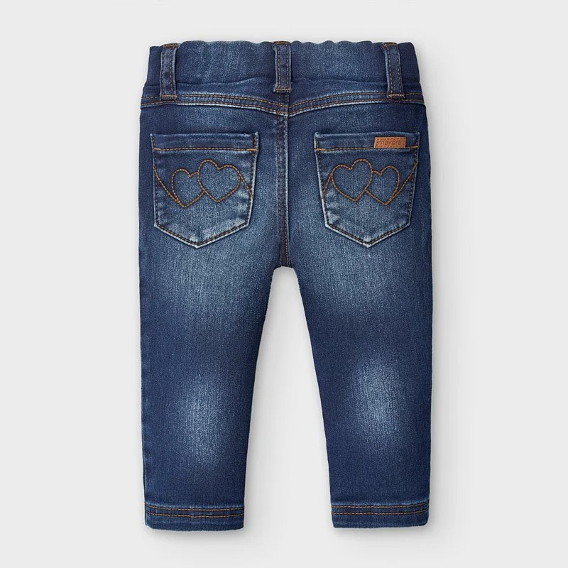 Spodnie jeans basic - obrazek 3