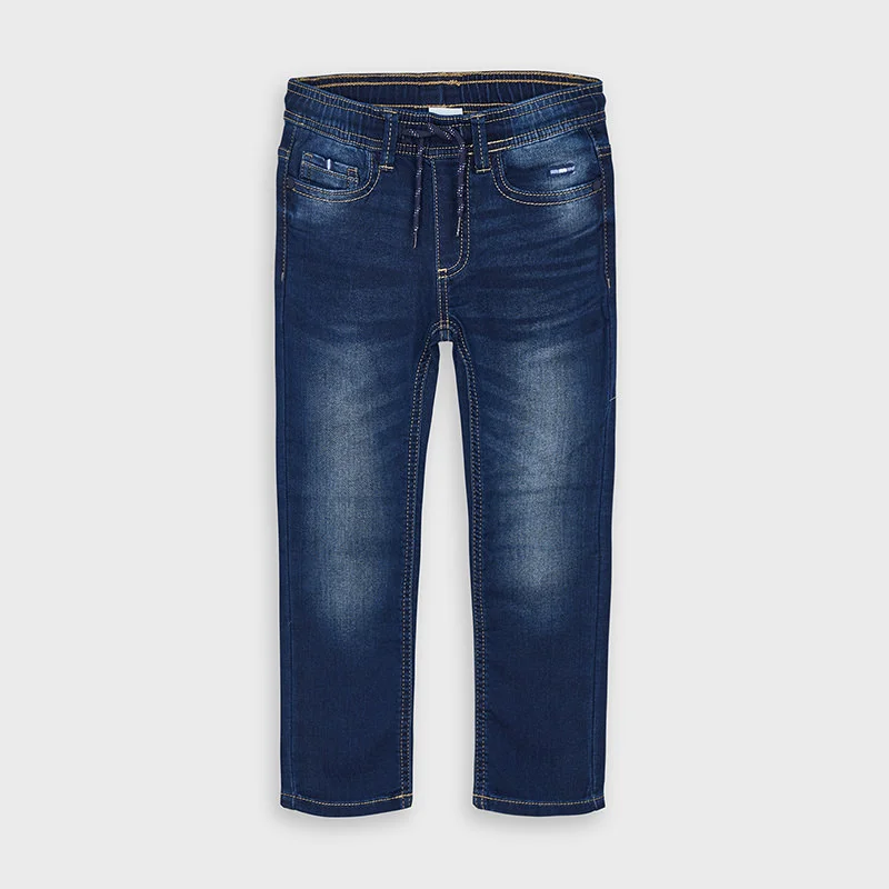 Spodnie jogger soft denim - obrazek 2