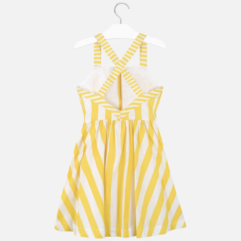 Sukienka popelina w paski - obrazek 3