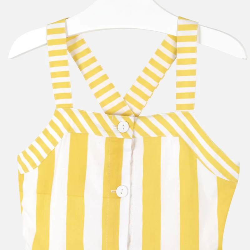 Sukienka popelina w paski - obrazek 4