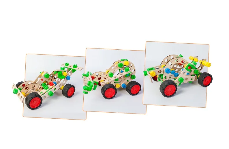 Mały konstruktor Junior 3 w 1 Bolid - obrazek 3