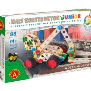Mały konstruktor Junior 3 w 1 Wózek widłowy