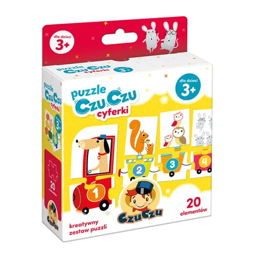 Puzzle CzuCzu cyferki 3+
