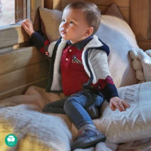 Spodnie jeans jodełka