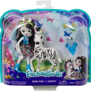 Barbie Enchantimals lalka+duże zwierzę FKY72 /6