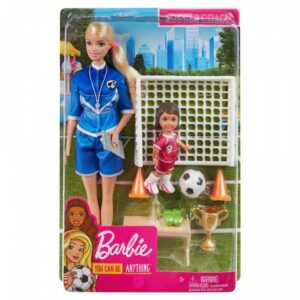 Barbie lalka Trenerka piłki nożnej zestaw GLM47 /6