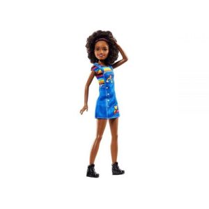 Barbie Skipper lalka opiekunka jeansowa FHY91