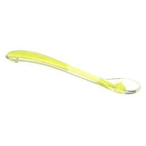 Miękka łyżeczka silikonowa dla niemowląt BABY'S SMILE limonka 1460