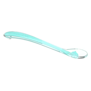 Miękka łyżeczka silikonowa dla niemowląt BABY'S SMILE miętowa 1460/01