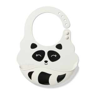 829/01 Silikonowy śliniak z regulowanym zapięciem