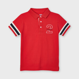 Koszulka polo k/r pasy/rękawy