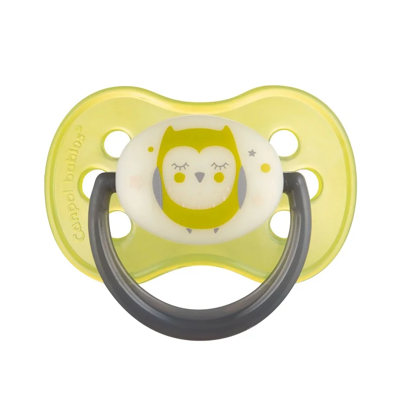 Canpol babies smoczek uspokajający silikonowy 0-6m okrągły NIGHT DREAMS - 22/639 - obrazek 3