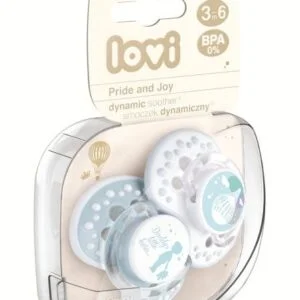 Lovi Dynamiczny Smoczek Uspokajający 3-6m Silikonowy - 22/845