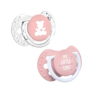 LOVI Smoczek silikonowy dynamiczny 0-2m - 22/847  MY LITTLE LOVE Girl
