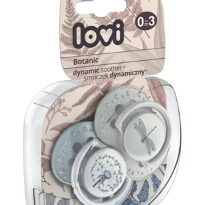 Lovi Dynamiczny Smoczek Uspokajający 0-3m Silikonowy - 22/869 Boy.