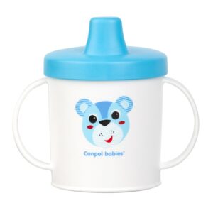 Canpol babies kubek treningowy z twardym ustnikiem 190ml HAPPY FACES - 31/213