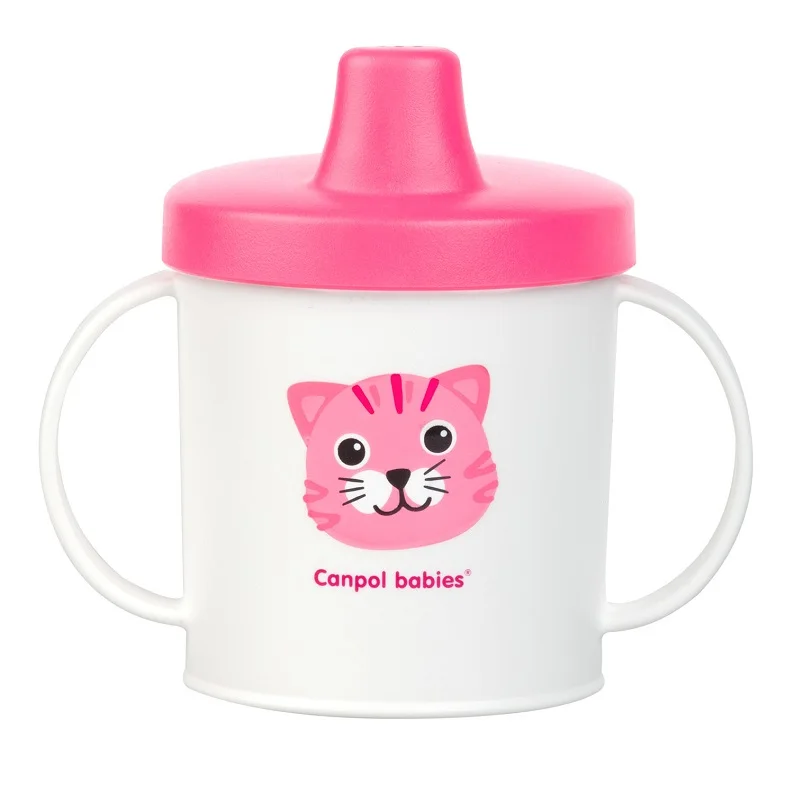 Canpol babies kubek treningowy z twardym ustnikiem 190ml HAPPY FACES - 31/213 - obrazek 5