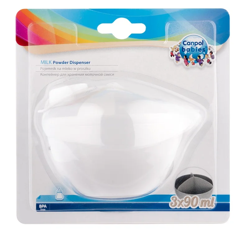 Canpol babies pojemnik na mleko w proszku - 56/014 biały - obrazek 3