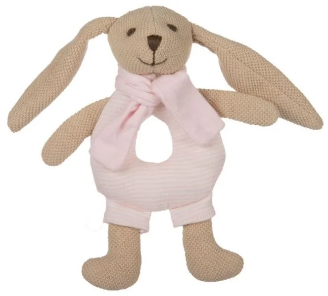 Canpol Babies Miękka Grzechotka Króliczek - 80/201_pin