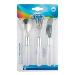 A CAN SZTUĆCE 9/477 białe metalowe