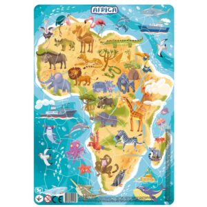 Puzzle ramkowe Afryka