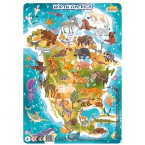 Puzzle ramkowe Ameryka Północna
