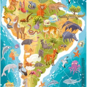 Puzzle ramkowe Ameryka Południowa