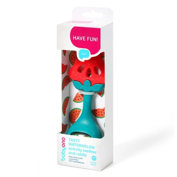Gryzak Edukacyjny z grzechotką TASTY WATERMELON - obrazek 3