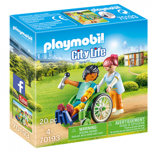 Pacjent na wózku inwalidzkim