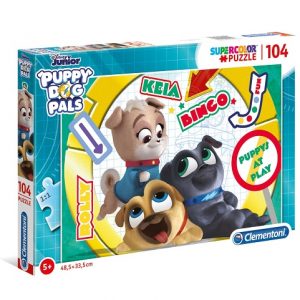 Puzzle 104 Super kolor Puppy Dog Pals 27147