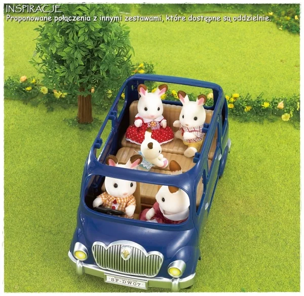 SYLVANIAN Rodzinny siedmioosobowy minivan 05274 - obrazek 4