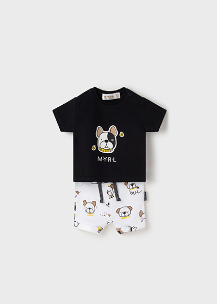 Komplet krót.spod. dzianina