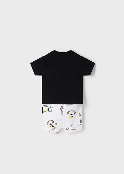 Komplet krót.spod. dzianina - obrazek 3