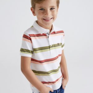 Koszulka polo k/r paski