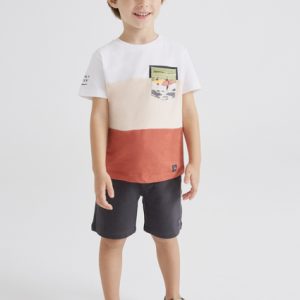 Komplet z dzianiny mix kolorów