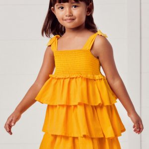 Sukienka z marszczonym karczk