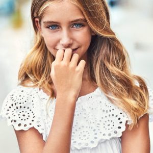 Bluzka luźna haft
