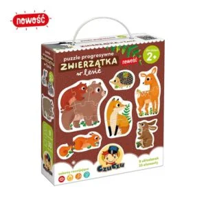 Puzzle progresywne Zwierzątka w lesie