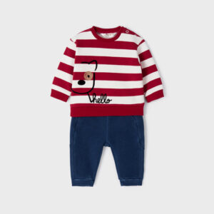 Komplet z długimi spodniami