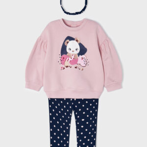 Komplet leginsy sweter