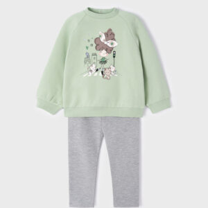 Komplet z legginsami kotki