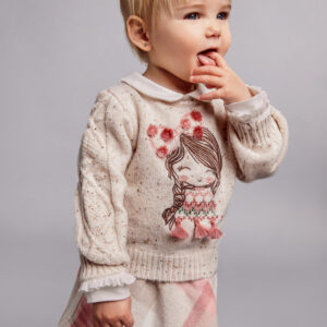 Komplet ze spódnicą w kratę