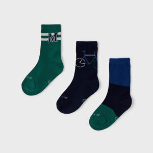 Zestaw 3 par skarpetek print