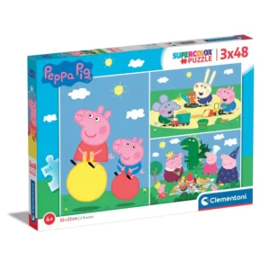 Puzzle 3x48 el Super Kolor Peppa Pig 25263
