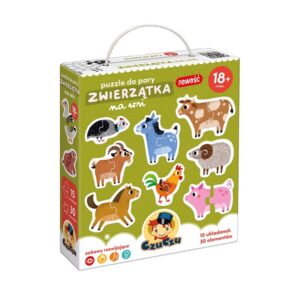 Puzzle do pary Zwierzątka na wsi