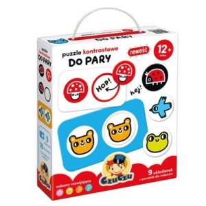 Puzzle kontrastowe do pary 12mies.+