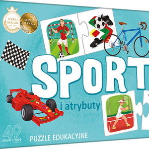 Sport i atrybuty - puzzle edukacyjne 07776