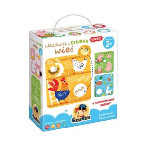 Układanki z dziurką Wieś