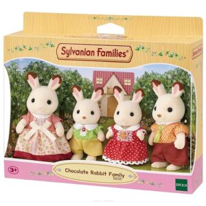 SYLVANIAN Rodzina królików z czekoladowymi uszkami 05655