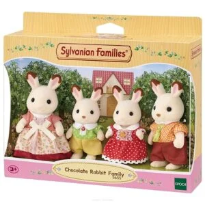 SYLVANIAN Rodzina królików z czekoladowymi uszkami 05655